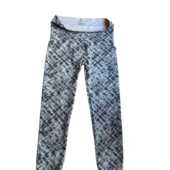 Spanx XL Grey Watercolor Leggings EUC - Picture 1 of 9